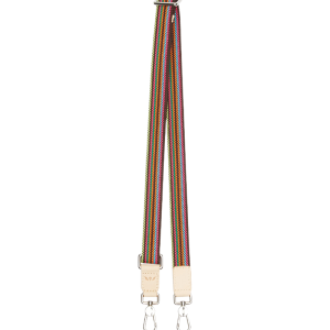 Brown Slim Webbing Crossbody Strap