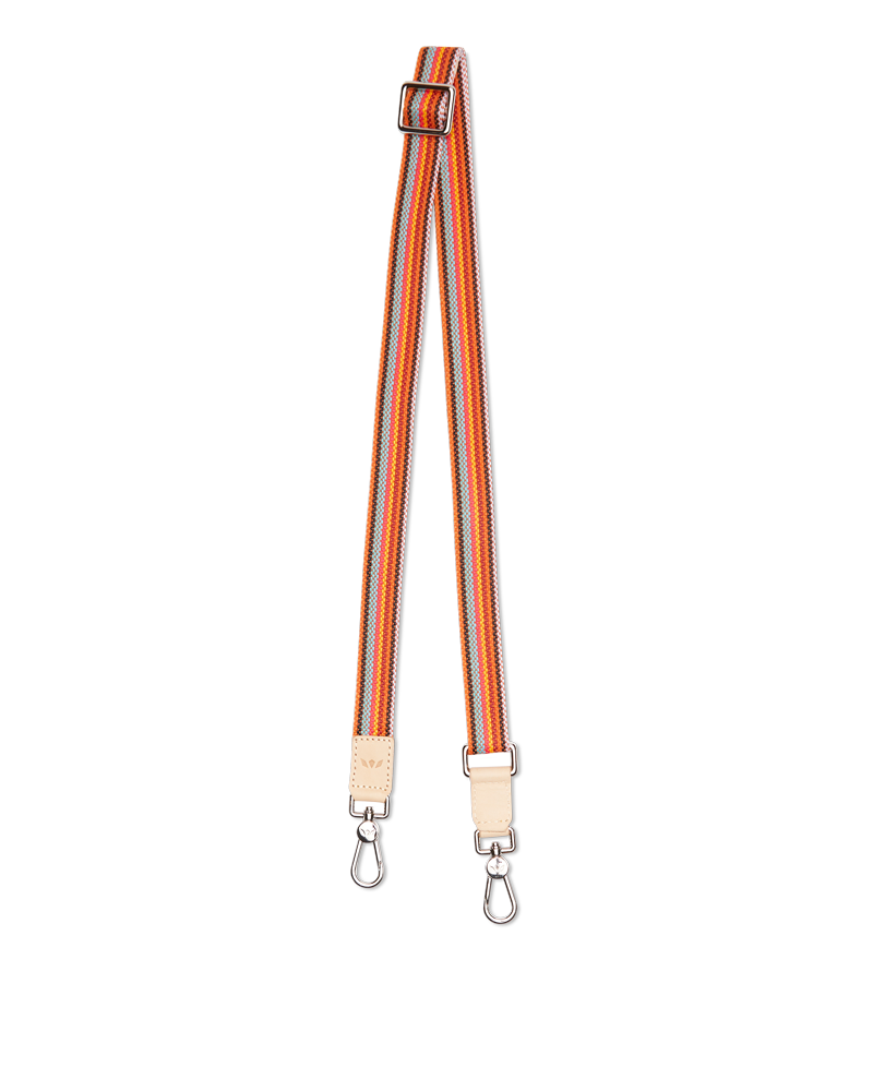 Orange Slim Webbing Crossbody Strap