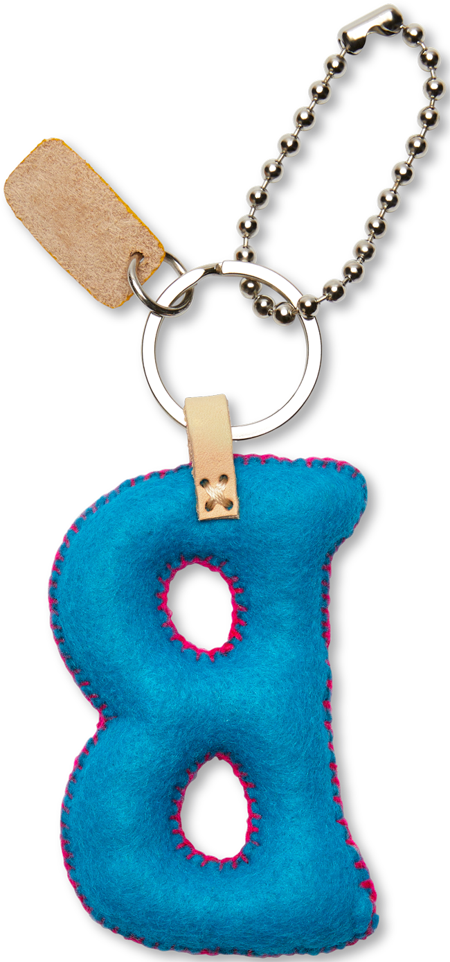 Turquoise Felt Alphabet Charms - Image 30