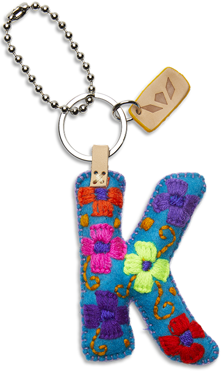 Turquoise Felt Alphabet Charms - Image 13