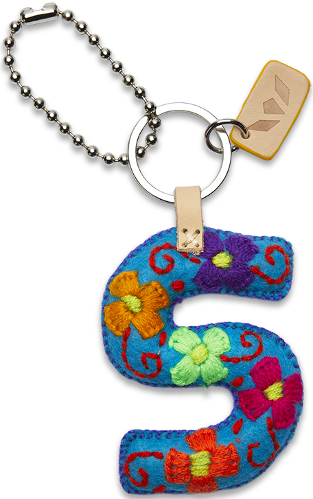 Turquoise Felt Alphabet Charms - Image 21