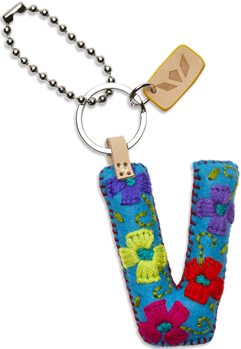 Turquoise Felt Alphabet Charms - Image 24