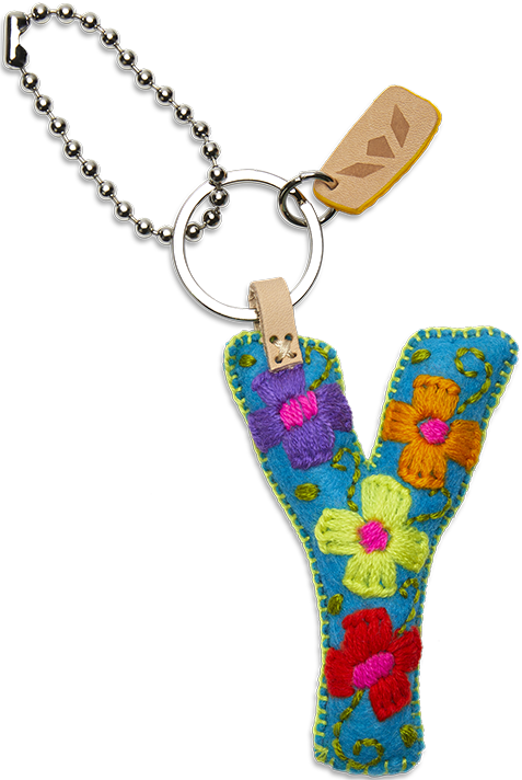 Turquoise Felt Alphabet Charms - Image 27