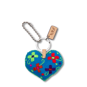 Corazon Grande Turquoise Charm