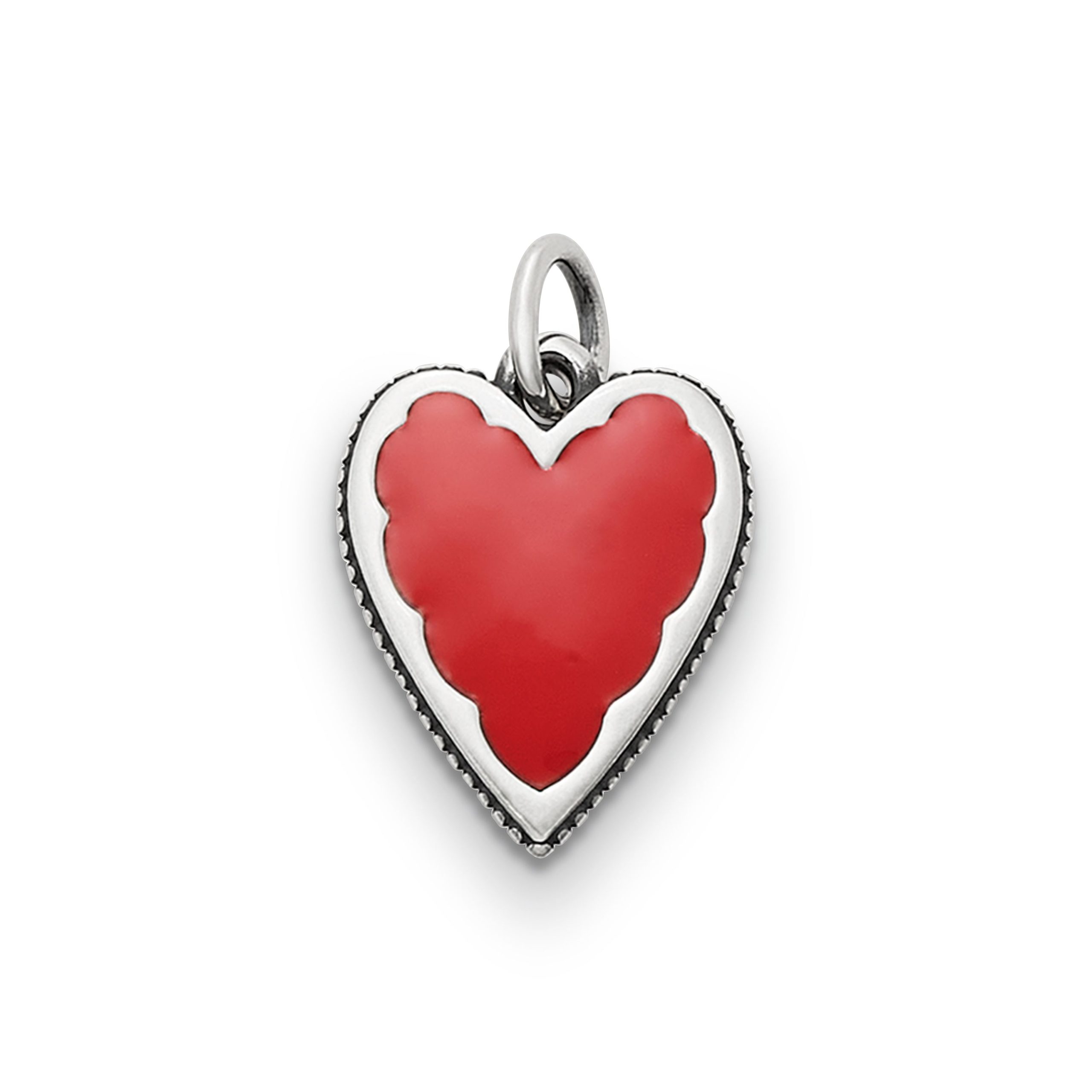 Enamel Red Heart Charm - Image 2