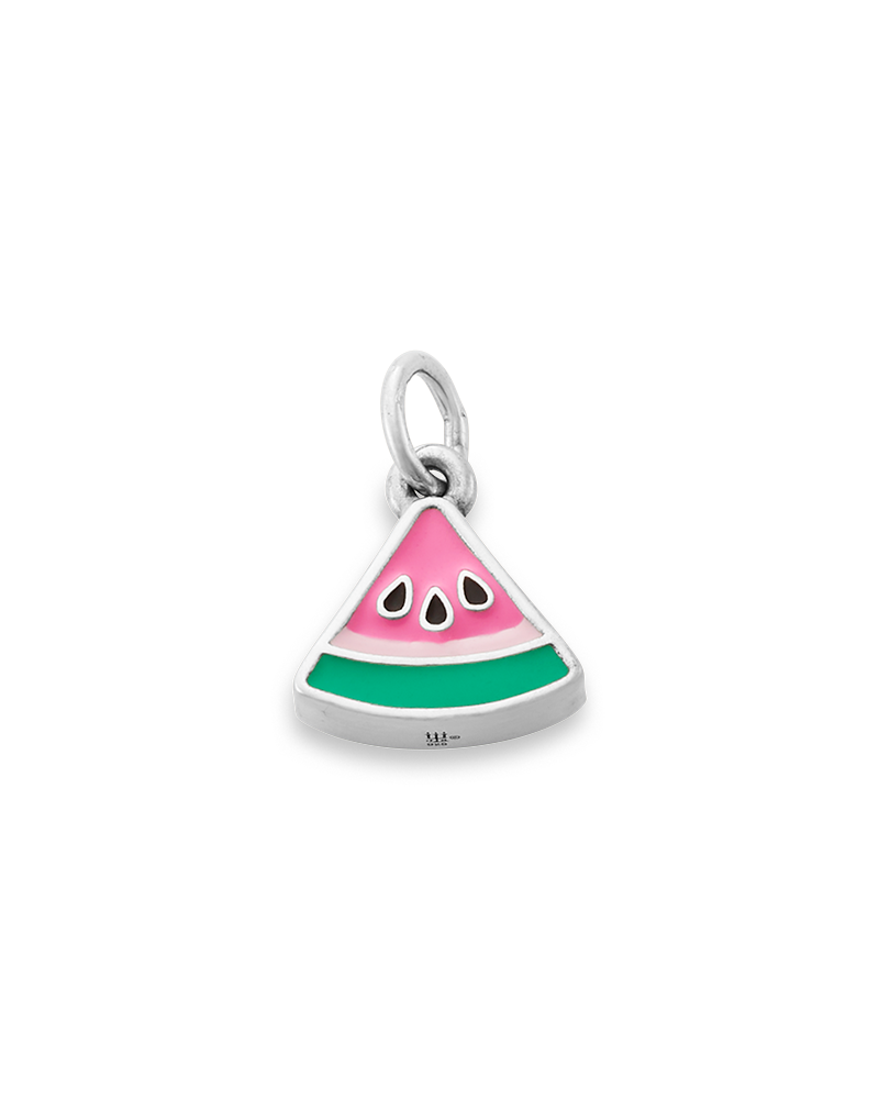 Enamel Watermelon Slice Charm