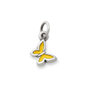 Enamel Yellow Mini Butterfly Charm