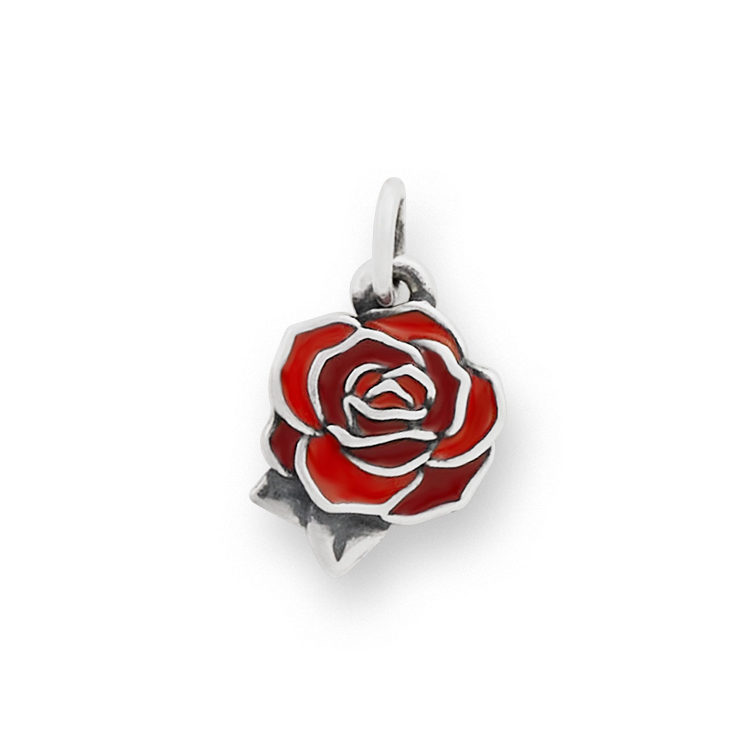 Enamel Consuela Red Rose Charm - Image 2