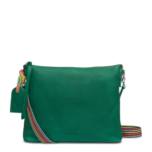 Teal Downtown Crossbody