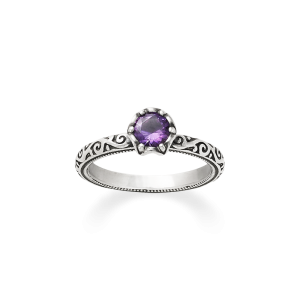 Cherished Birthstone with Amethyst Ring